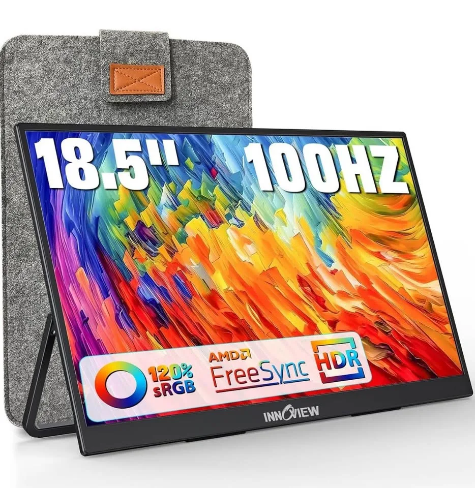 18.5" IPS Travel Monitor - FHD, 100Hz, Works w/ Consoles image indicator(2)