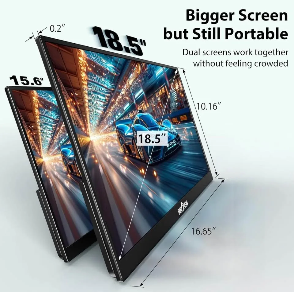 18.5" IPS Travel Monitor - FHD, 100Hz, Works w/ Consoles image indicator(5)