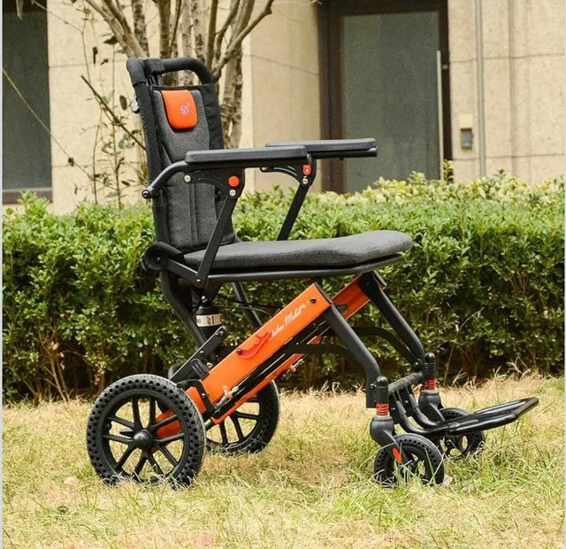 Brand New Transport Travel Wheel Chair image indicator(8)