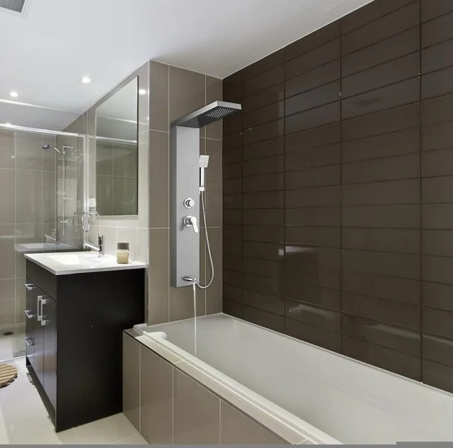 Brand New 4-in-1 Shower Panel Tower – Rainfall, Body Jets image indicator(6)