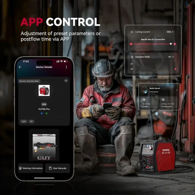 ARCCAPTAIN Plasma iControl Cut55 Pro image indicator(5)