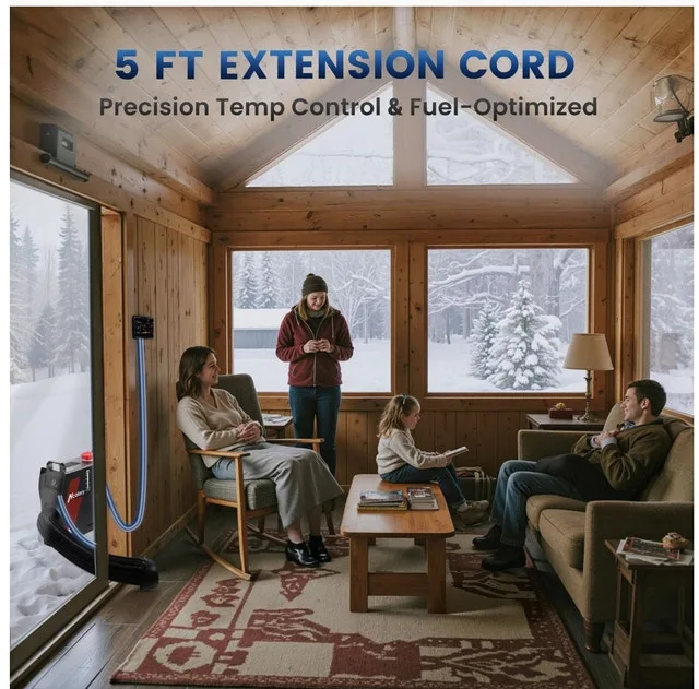 8KW Portable Diesel Air Heater with App Control image indicator(8)