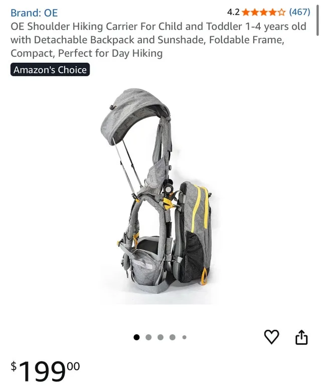 Our Expedition Hiking Carrier Backpack