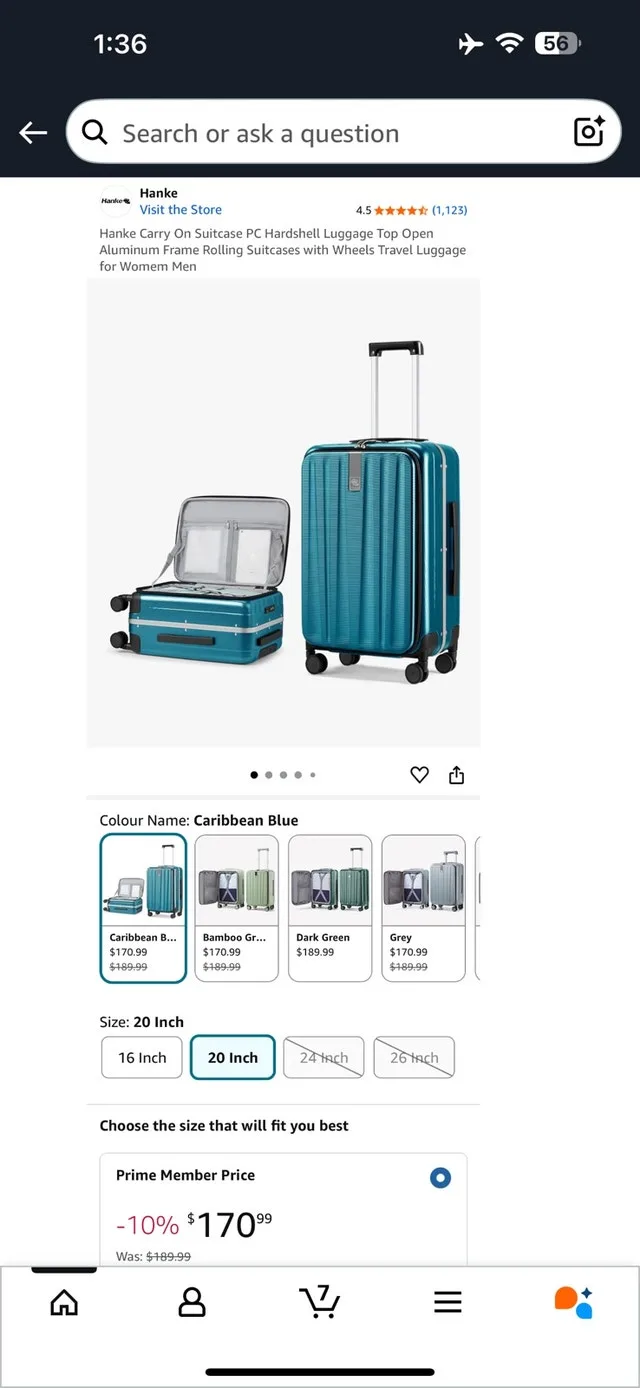 Brand New 20 inch Carry-On luggage