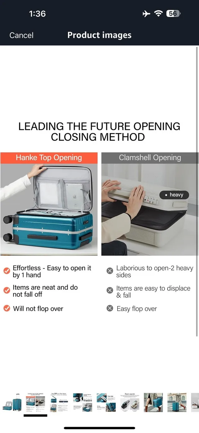 Brand New 20 inch Carry-On luggage image indicator(3)