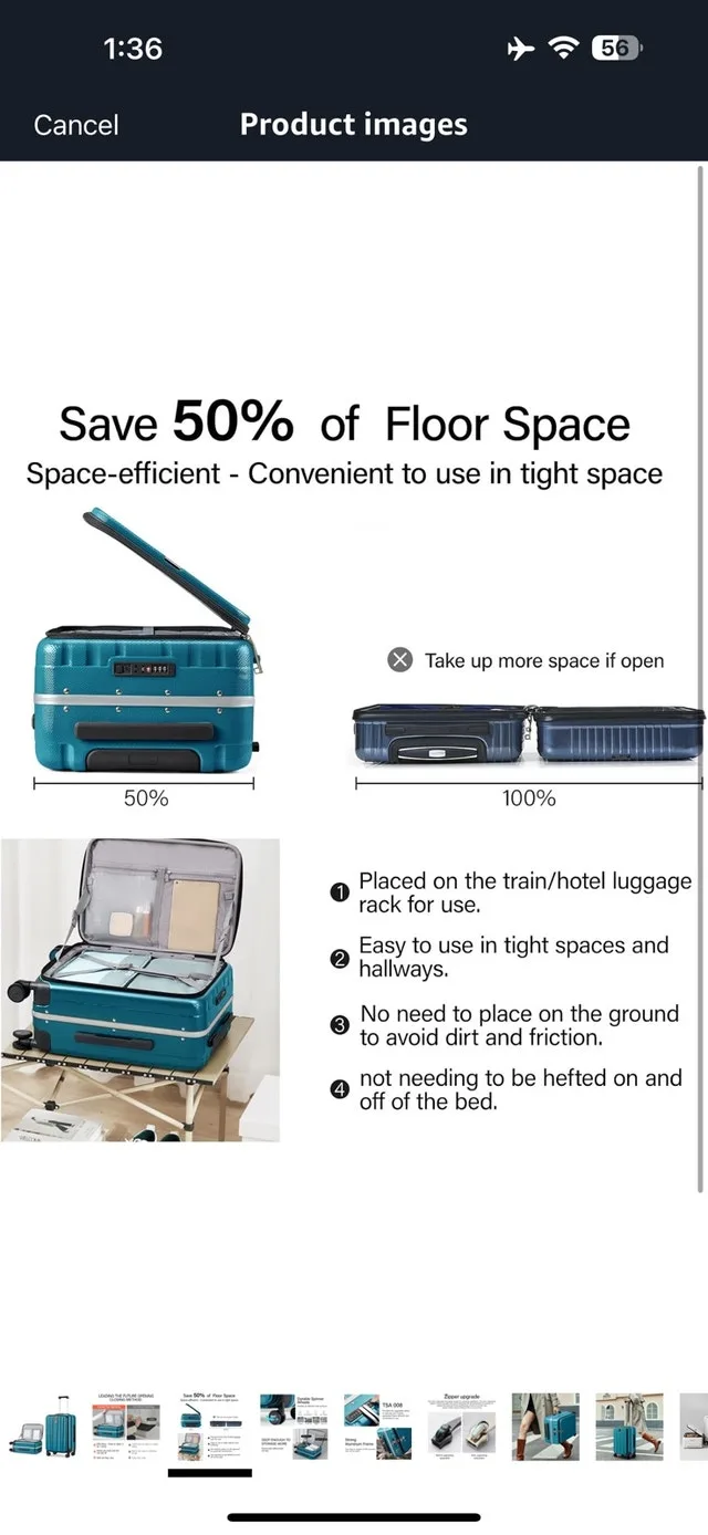 Brand New 20 inch Carry-On luggage image indicator(4)