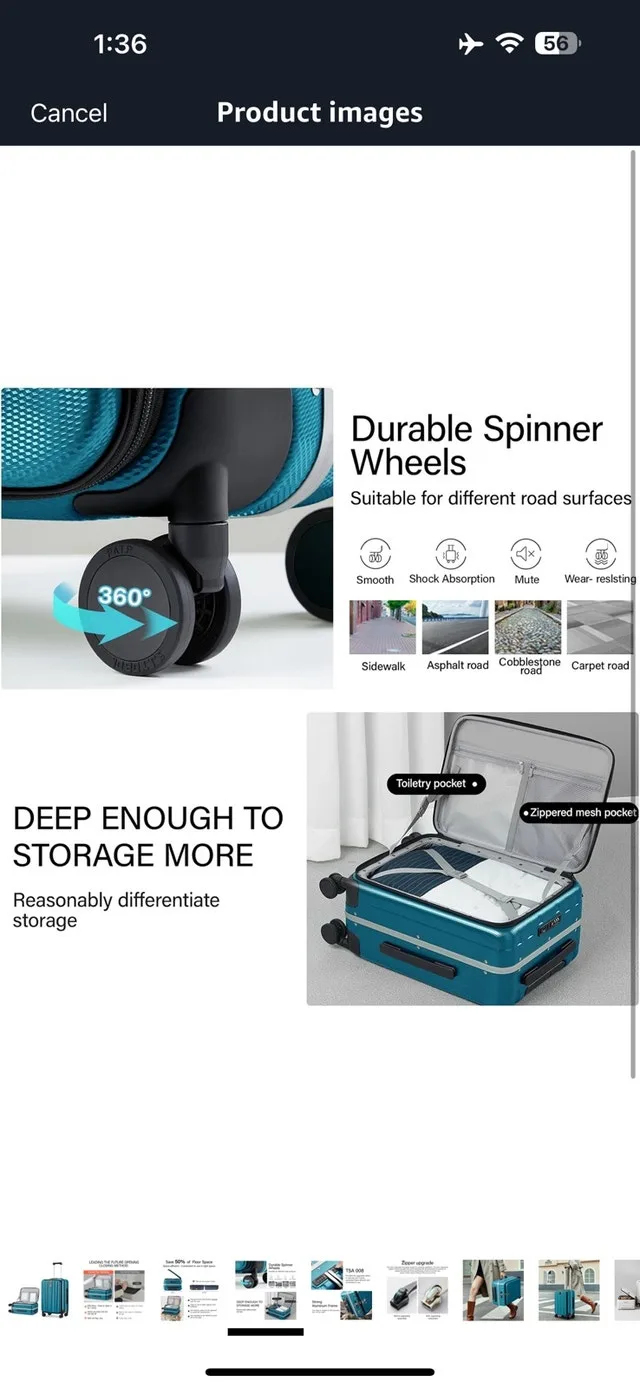 Brand New 20 inch Carry-On luggage image indicator(5)