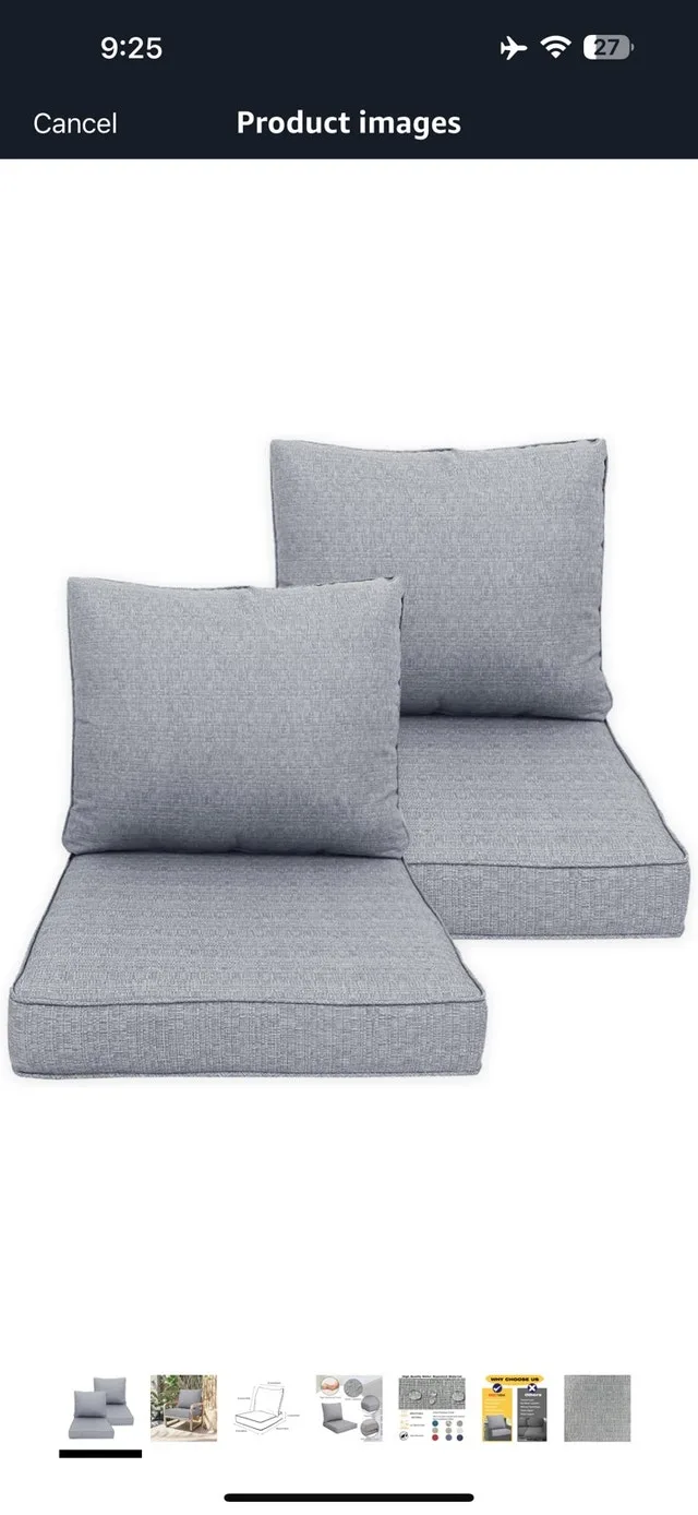 Brand New Sealed Indoor/Outdoor Patio Cushions