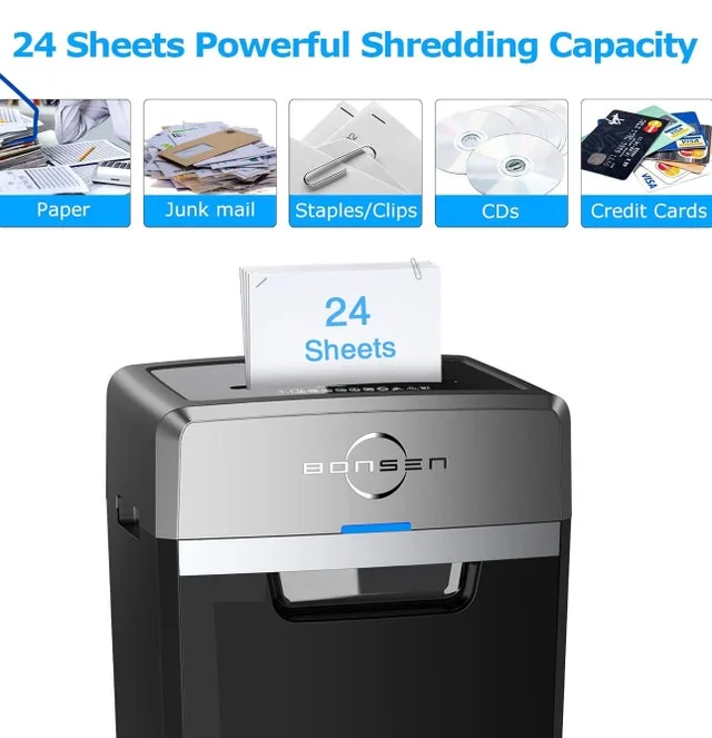Like New Bonsen Commercial Paper Shredder image indicator(2)