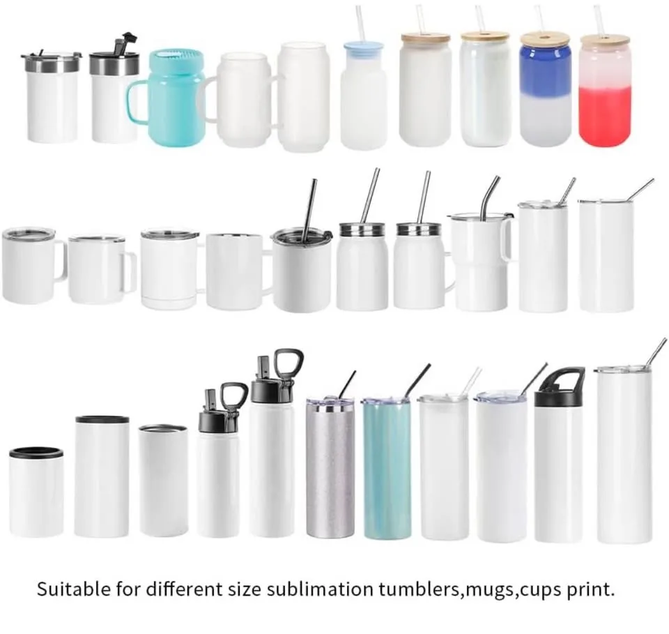 PYD Life 110V Blue Mug & Tumbler Heat Press – Fits 11–30 OZ image indicator(4)