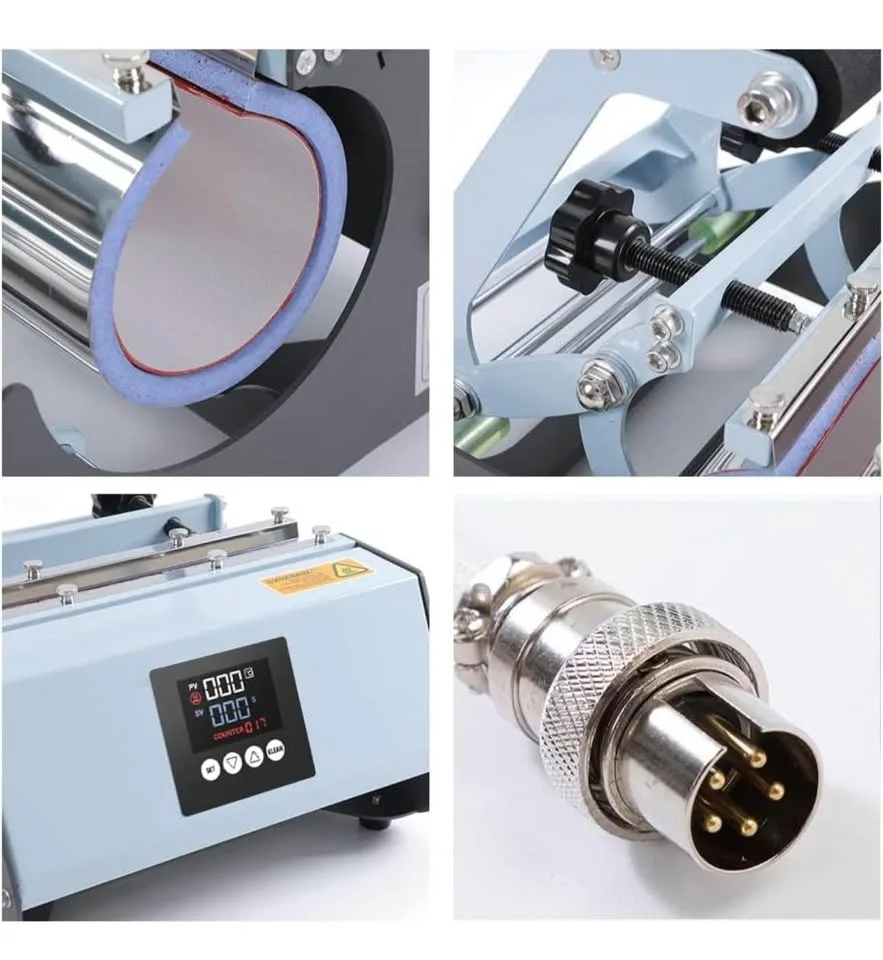 PYD Life 110V Blue Mug & Tumbler Heat Press – Fits 11–30 OZ image indicator(6)