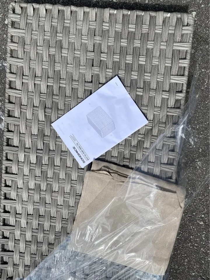 SONGMICS 65L Storage Basket with Lid - BRAND NEW image indicator(6)