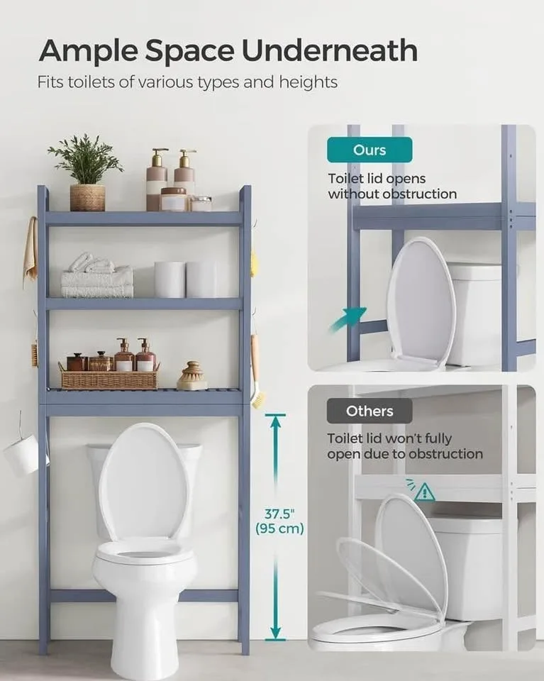 🚨 Transform Your Bathroom Instantly! 🚨 - Over Toilet Storage image indicator(6)