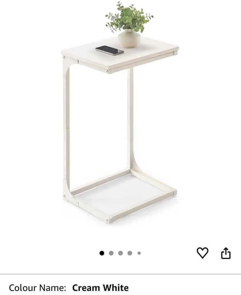 ✨ VASAGLE C-Shaped End Table – Stylish, Space-Saving & Versatile image indicator(9)