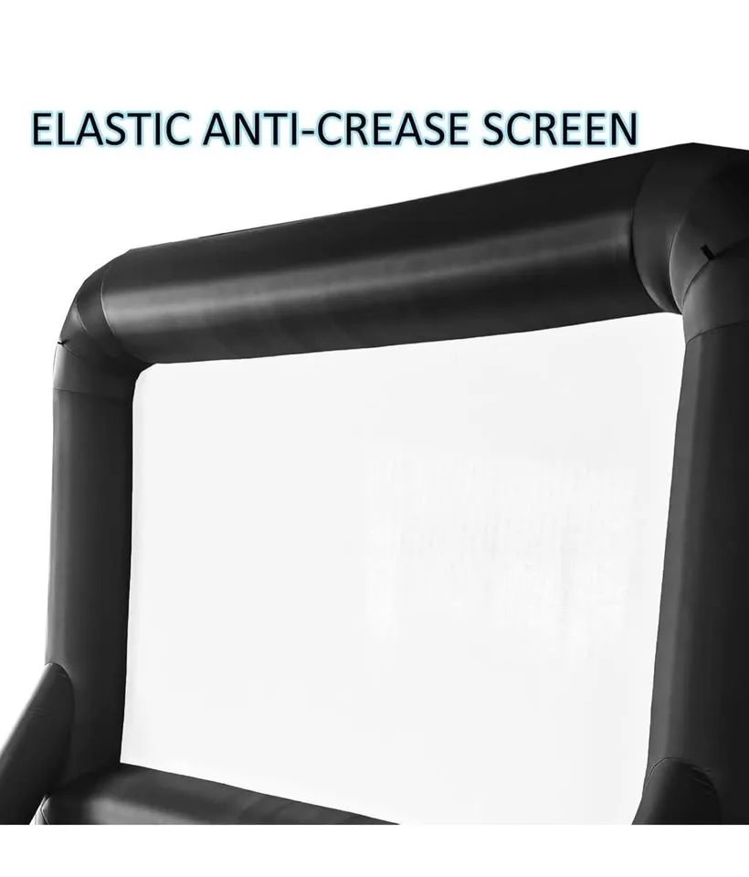 16 FT Inflatable Movie Screen – 124” Backyard Outdoor Projector image indicator(3)
