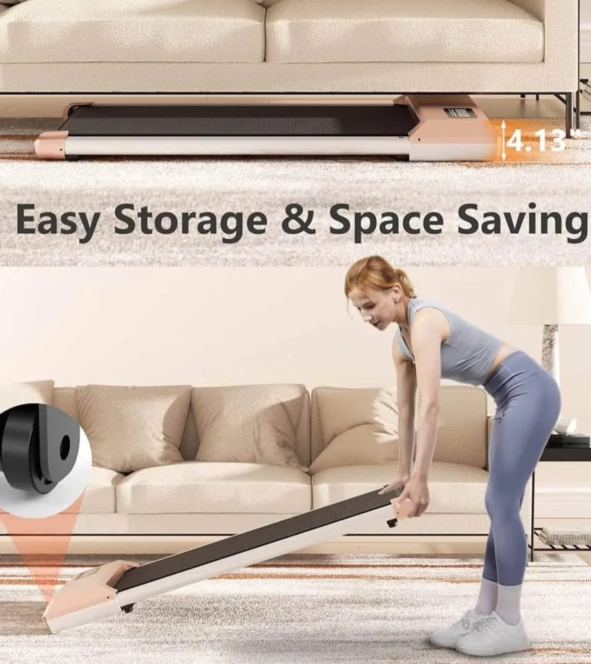 Superun Raceable Walking Pad – 35.5” Under Desk Treadmill image indicator(4)