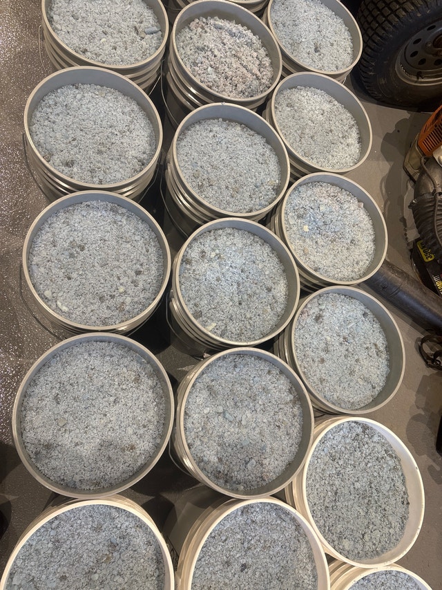 5 gallon buckets of salt - photo 3