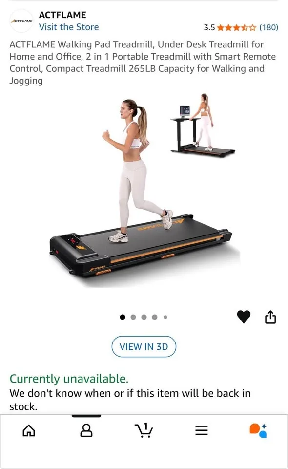 ACTFLAME Walking Pad Treadmill image indicator(4)