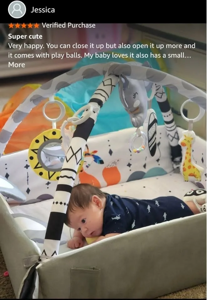 TFDER 8-in-1 Baby Gym Play Mat - NEW image indicator(8)