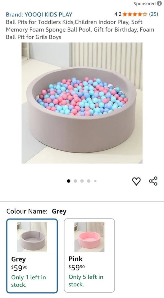 NEW Soft Foam Ball Pit 90x30cm – Perfect for Toddlers - photo 2