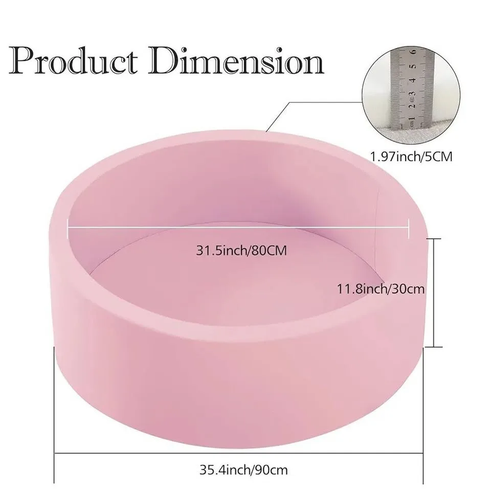 NEW Soft Foam Ball Pit 90x30cm – Perfect for Toddlers image indicator(3)