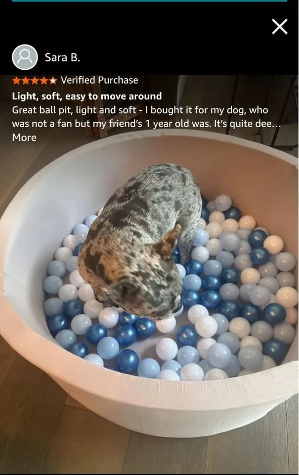 NEW Soft Foam Ball Pit 90x30cm – Perfect for Toddlers image indicator(10)