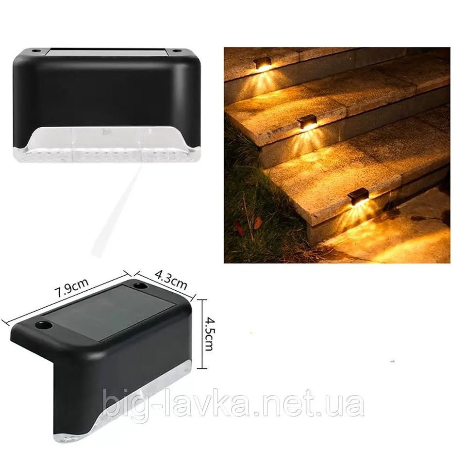 Set of 12 Solar Deck LED Lights-12pcs