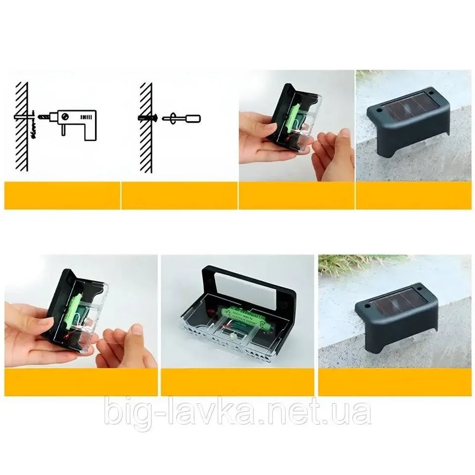 Set of 12 Solar Deck LED Lights-12pcs image indicator(3)