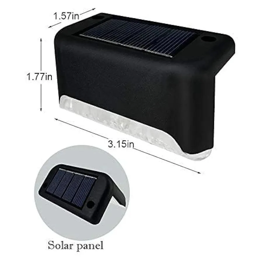 Set of 12 Solar Deck LED Lights-12pcs image indicator(5)