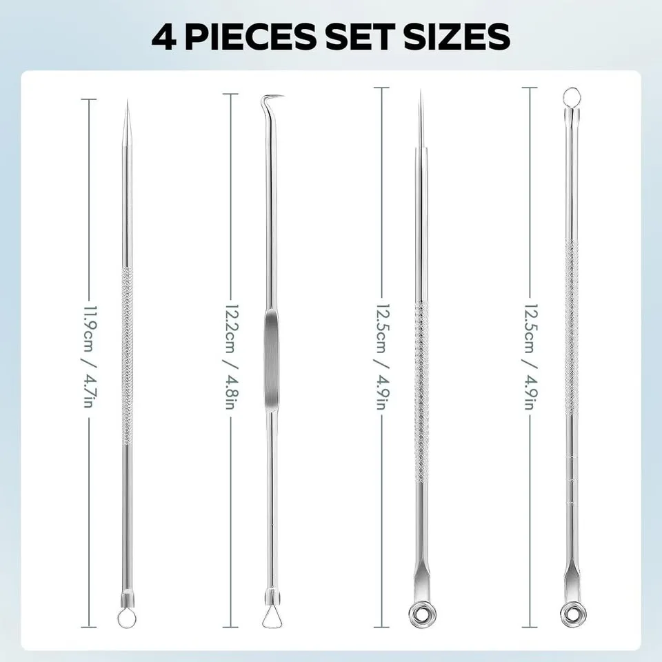 $10 NEW USB Blackhead Remover + Steel Pimple Popper Kit image indicator(3)