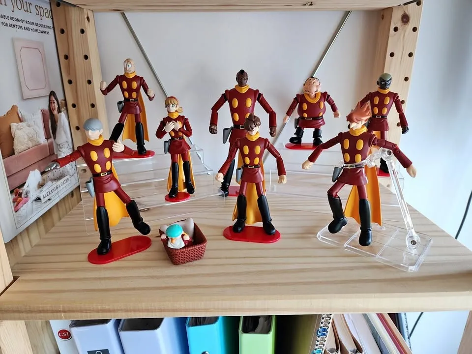 Cyborg 009 Number Box Action Figures Full Set