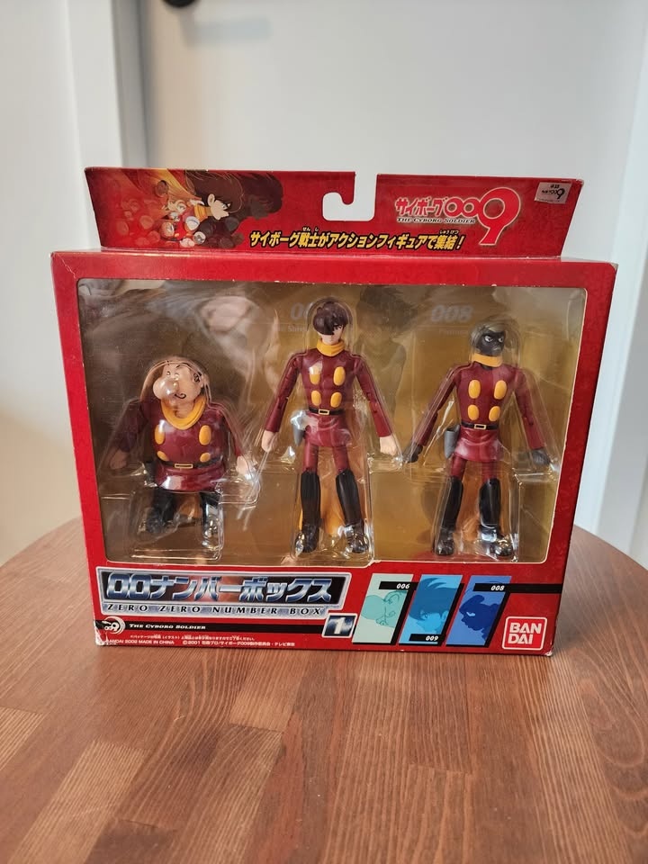 Cyborg 009 Number Box Action Figures Full Set - photo 2