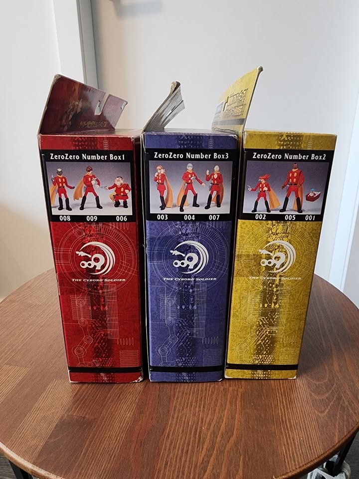 Cyborg 009 Number Box Action Figures Full Set - photo 5