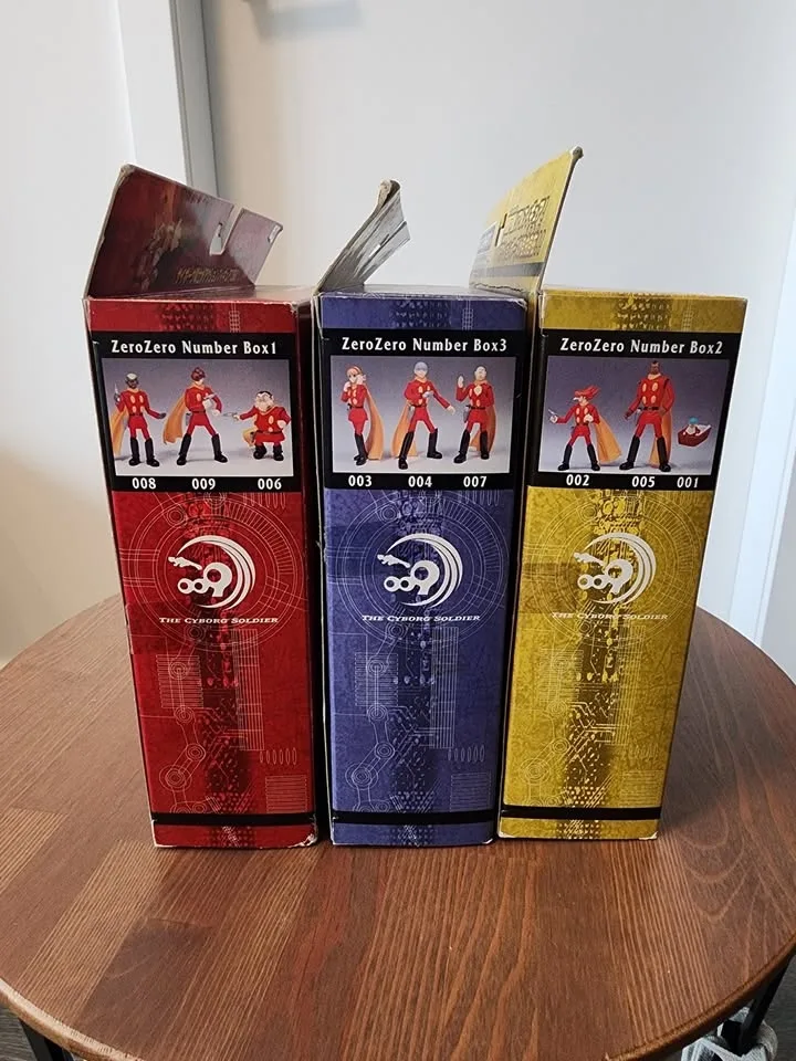 Cyborg 009 Number Box Action Figures Full Set image indicator(5)