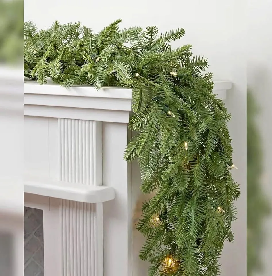 Christmas Garland - Premium True Needle LED