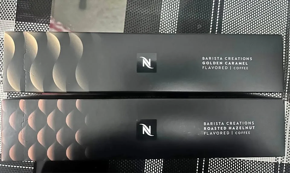 Cápsulas Nespresso Línea Original, Golden Caramel & Hazelnut