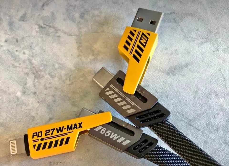 3 in 1 USB Data Cable Cord for iPhone and Samsung