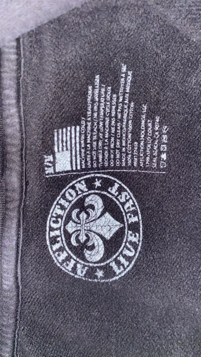 Affliction Weighted Zip Up image indicator(4)