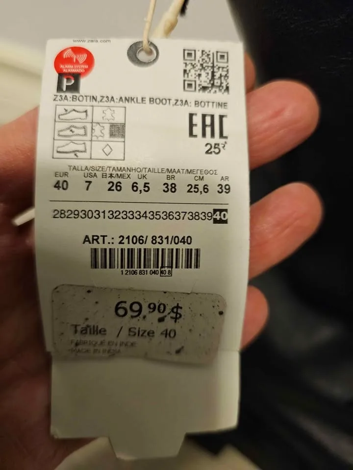 Brand new Zara combat boots - genuine leather image indicator(4)