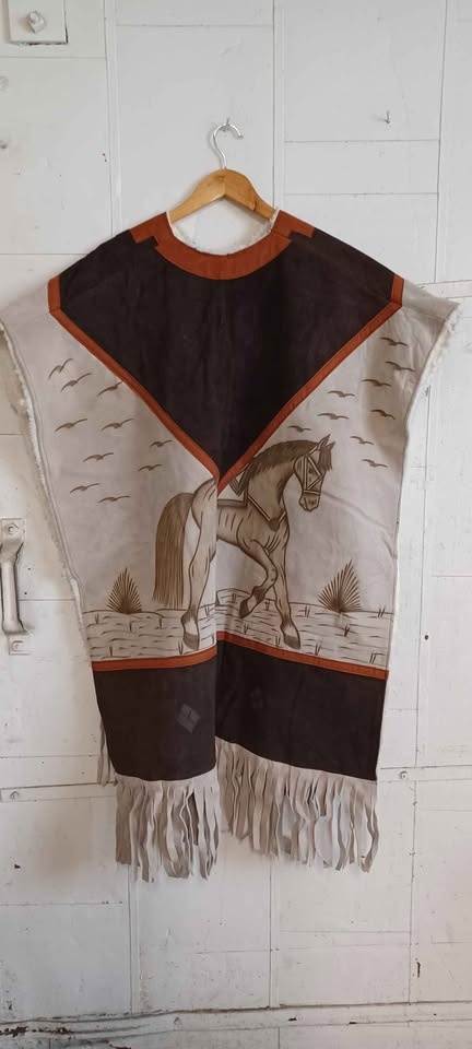 Leather Poncho / Gabanes - photo 2