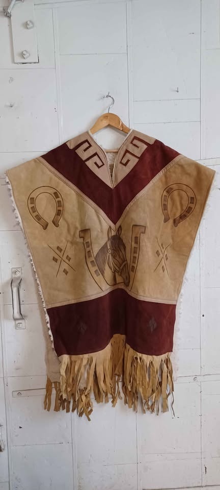 Leather Poncho / Gabanes - photo 3