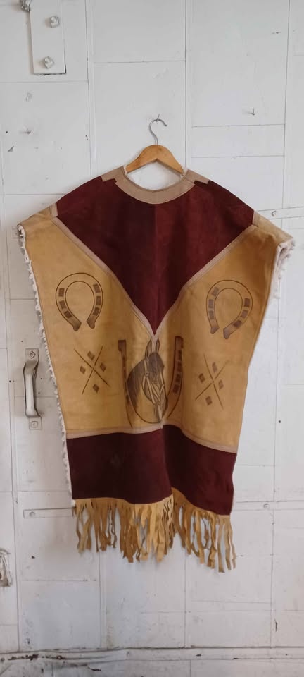 Leather Poncho / Gabanes - photo 4