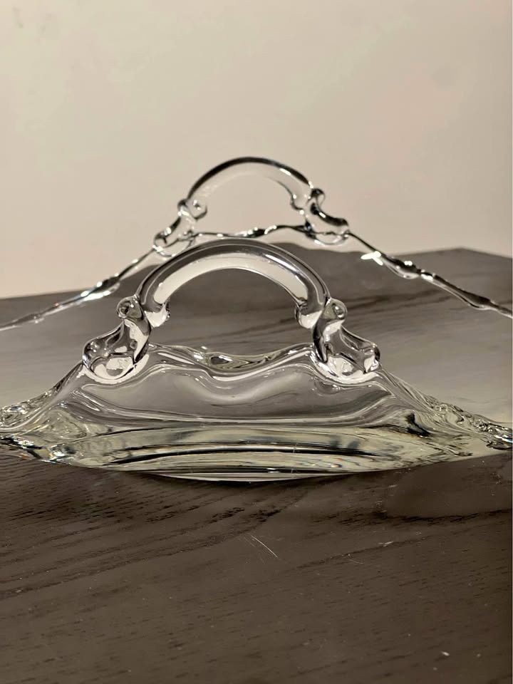 Mid Century Fostoria Glass Serving Plate