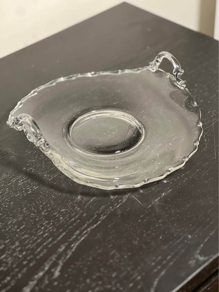 Mid Century Fostoria Glass Serving Plate - photo 2