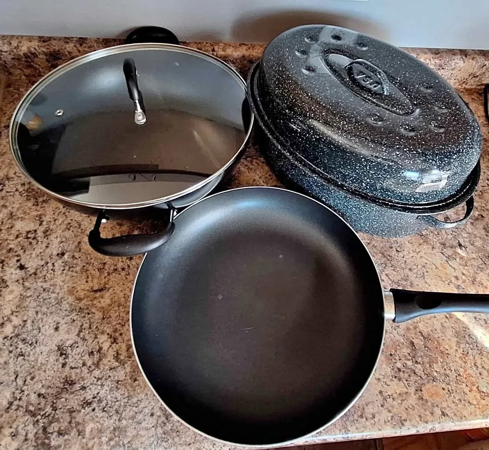 Three Piece Cookware Set