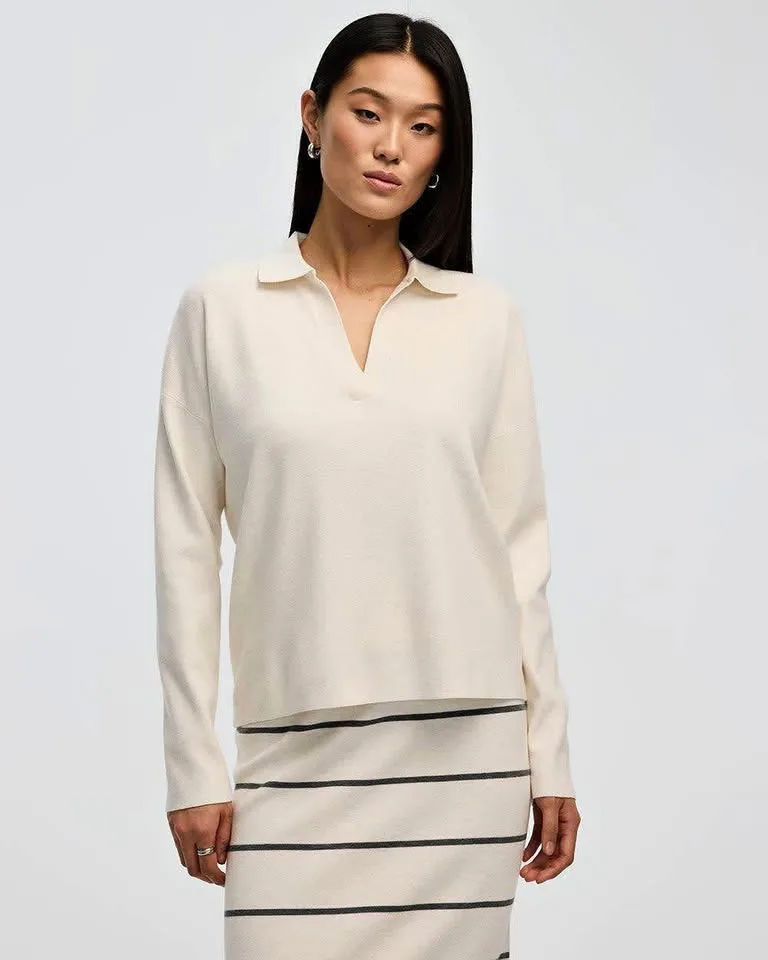 Long Sleeve Collared Sweater thumbnail