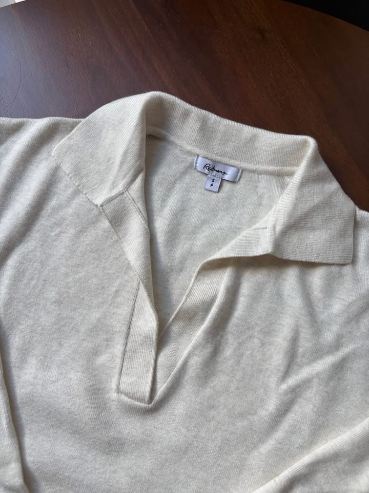 Long Sleeve Collared Sweater - photo 5