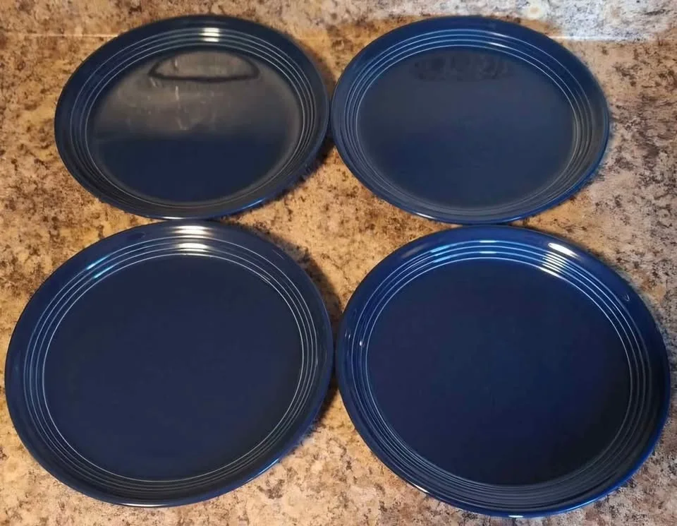 Mainstays Chiara Navy Blue Bowl & Salad Plates image indicator(5)