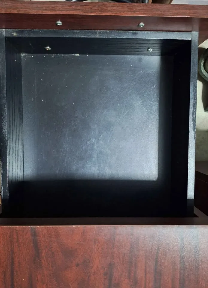 Two Dark Brown Stackable Filing Cabinets image indicator(7)