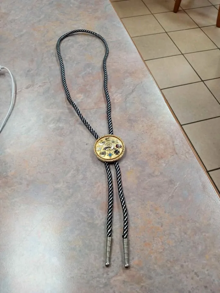 Vintage Masonic Bolo Tie